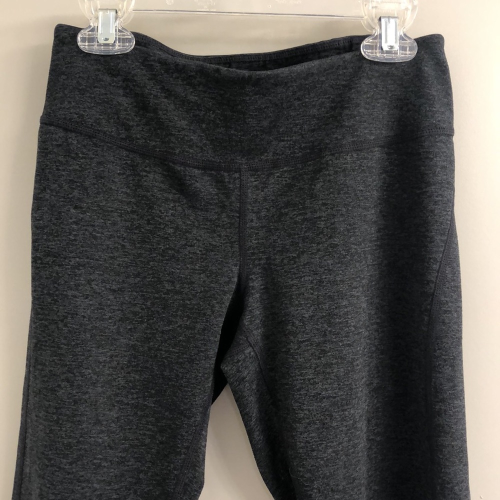 Zella cropped leggings - charcoal grey heather